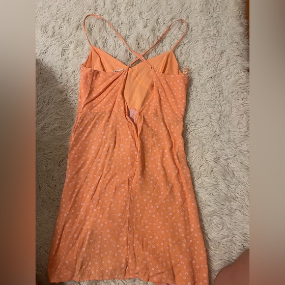 Orange floral dress - Picture 3 of 4